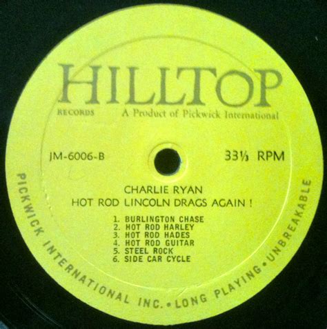 The Devil S Music Charlie Ryan The Hot Rod Lincoln Drags Again