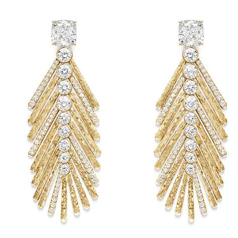 Piaget Golden Oasis Desert Palm earrings | Piaget | The Jewellery Editor