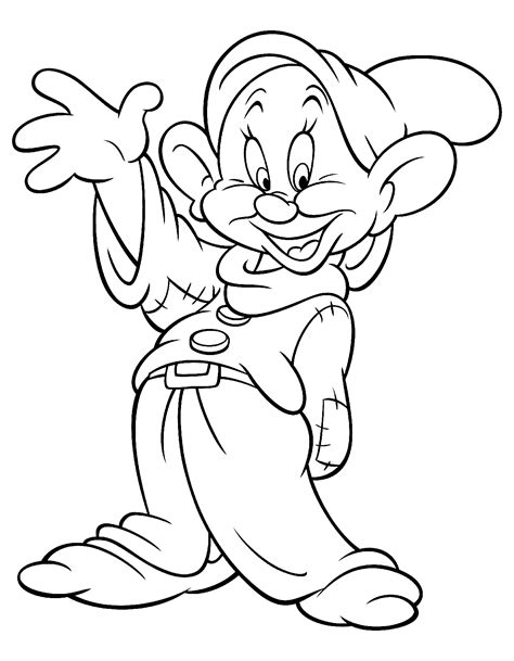 Disney Dwarfs Coloring Pages