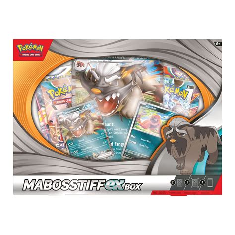 Pokémon TCG Mabosstiff ex Box EN Amazingtoys ch