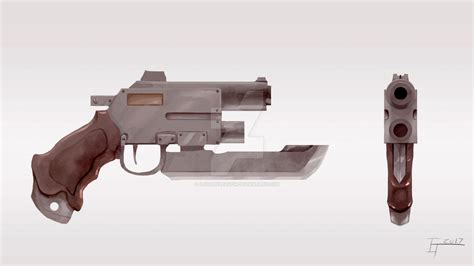 Steampunk Pistol Concept Art by ilyatreleaven on DeviantArt