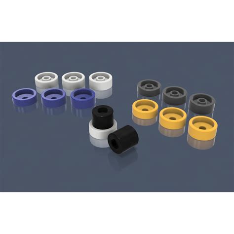 Free 3D file Heated bed spacers for silicone mounts (multiple versions