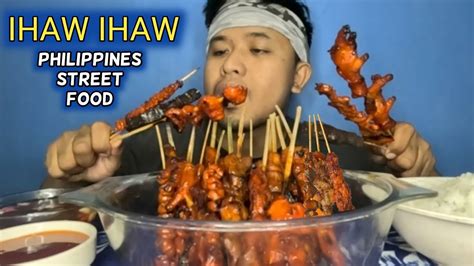 Ihaw Ihaw Mukbang Filipino Street Food Chicken Pork Bbq Filipino