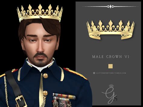 Male Crown Glitterberry Sims On Patreon Sims Male Crown Sims 4