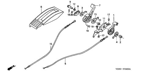 Ersatzteile und Zeichnung vom Rasenmäher Honda UM616 EE A