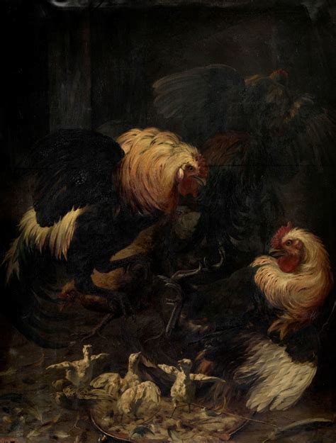 Fighting Roosters Art