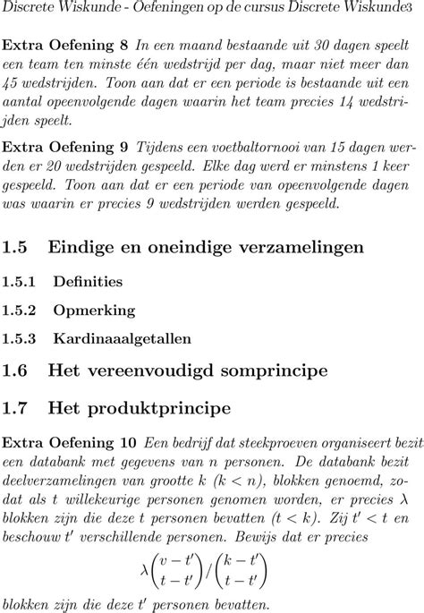 Hoofdstuk 1 Getallen Tellen 1 1 Gehele Getallen 1 2 Recursieve