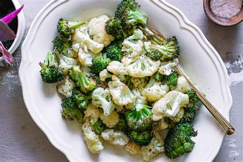 Cooked Broccoli And Cauliflower