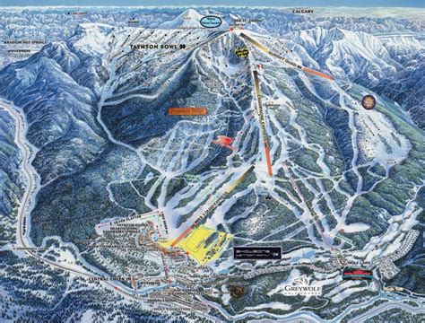 Panorama Ski Resort Trail Map