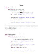 Chapter 2 Supplemental Labs Quiz 2 Docx Question 1 Import Java Util