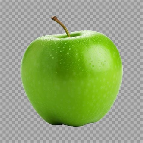 Premium Psd Fresh Green Apple Isolated On Transparent Background