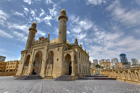 Taza Pir Mosque mosque in Baku, Azerbaijan. Its construction began in ...