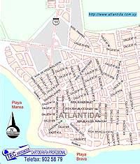 Atlantida Mapas De La Ciudad