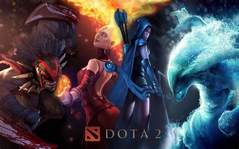 Dota 2 4K Wallpaper - Dota 2 Game Logo, HD Games, 4k Wallpapers, Images ...