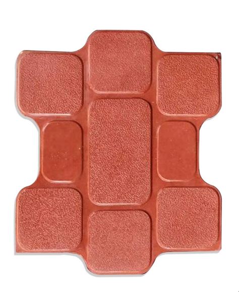 Cement Red ZIG ZAG INTERLOCKING PAVER BLOK For Flooring At Rs 25 Piece