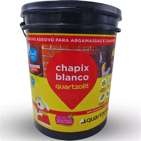 Chapix Blanco Quartzolit Aditivo Adesivo Para Chapisco 18l Frete grátis