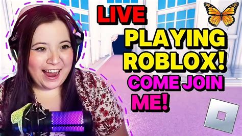 Live Playing Roblox Come Join Me Youtube