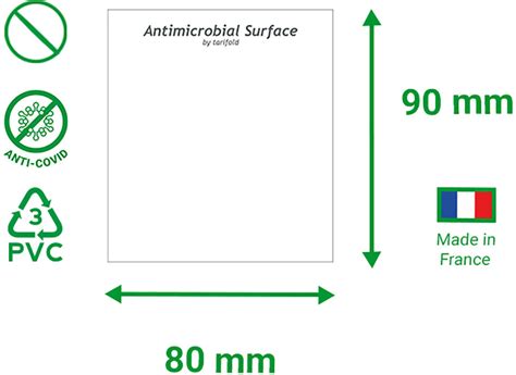 Tarifold Antimikrobielle Selbstklebende T Rgriffaufkleber