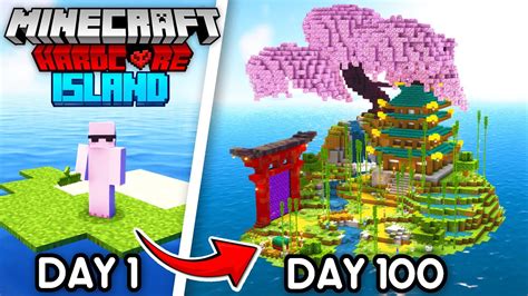 I Survived 100 Days On A Deserted Island In 1 20 Minecraft Hardcore