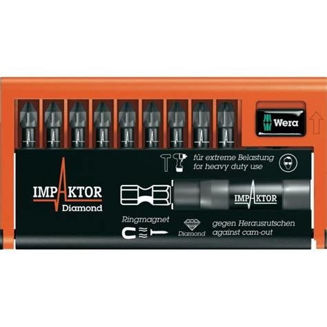 Set Embouts Imp Dc Impaktor Bit Check Wera Cdiscount Bricolage