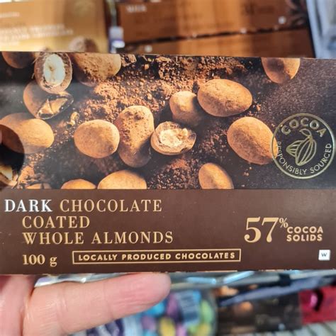 Woolworths Food Dark Chocolate Coated Whole Almonds Review Abillion