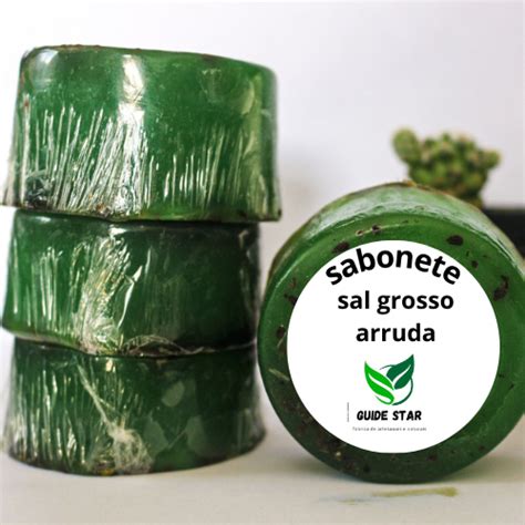 Sabonete Artesanal De Arruda Sal Grosso E Alecrim Gramas Shopee