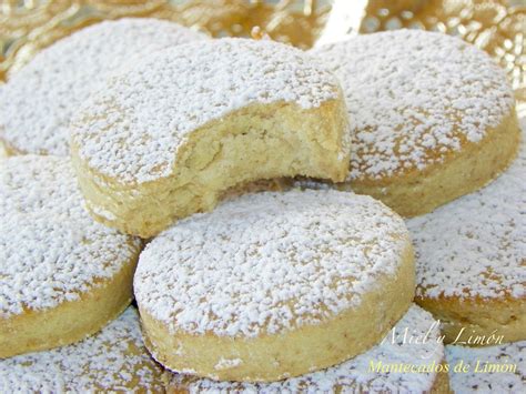 MANTECADOS DE LIMÓN Mantecaditos Recetas dulces Receta de turrón