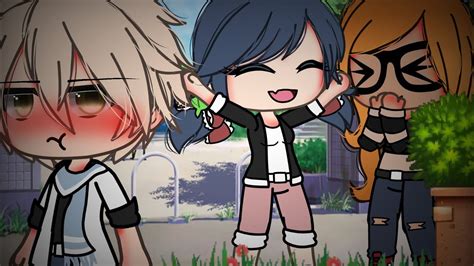 When Adrien Falls In Love With Marinette Gacha Life Mlb Au Meme