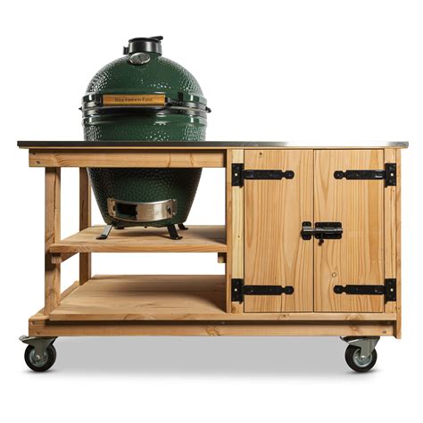 Douglas Tafel Met Kast En RVS Blad Big Green Egg Large BBQ