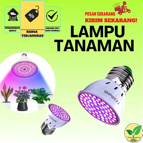 Jual Lampu Cahaya Tanaman Tumbuhan Hidrponik Grow LED Plant Growth