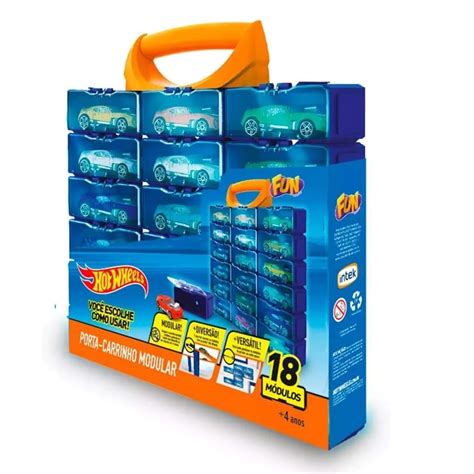 Кутия за колички Hot Wheels За 18 броя Платмасова 27 x 27 x 4 10 cm 3 години eMAG bg