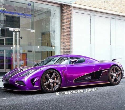 Purple Koenigsegg Agera R