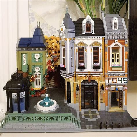 Moc Modular Building Street View Movie Scene Architecture The White