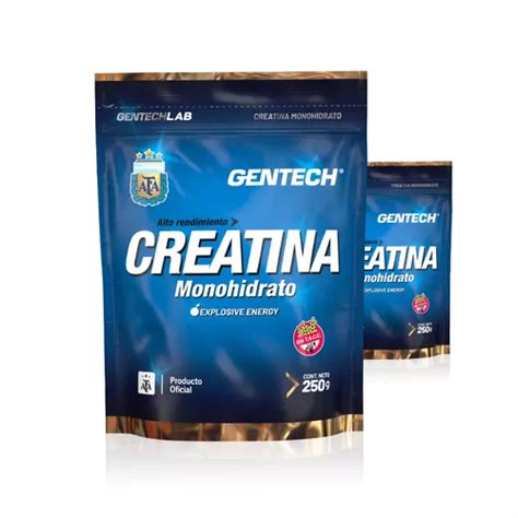 Creatina Monohidrato Gentech En Polvo Suplemento X G