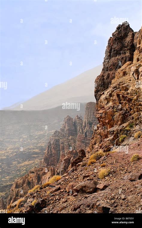 Volcano Landscape At The Famous National Park Las Canadas On Tenerife