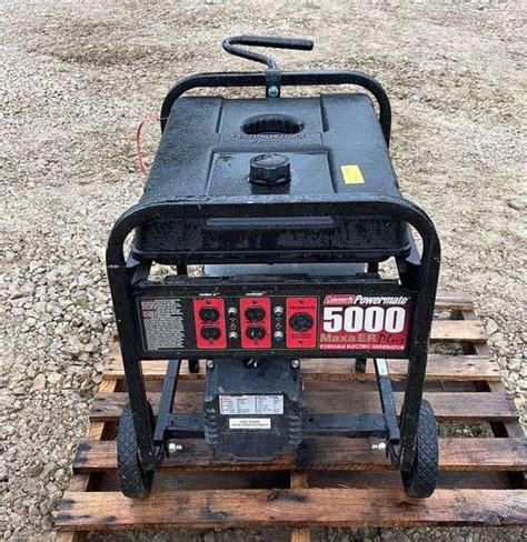 Coleman Powermate 5000 Watt Generator Schneider Auctioneers LLC