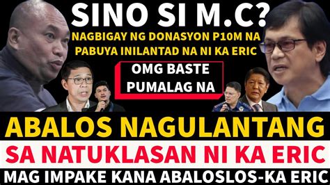 Breaking News Ka Eric Pinangalanan Na Ang Nagdonate Ng Milyon Na