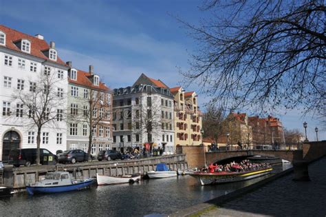 Christianshavn Canal on Christianshavn Copenhagen Denmark Editorial ...