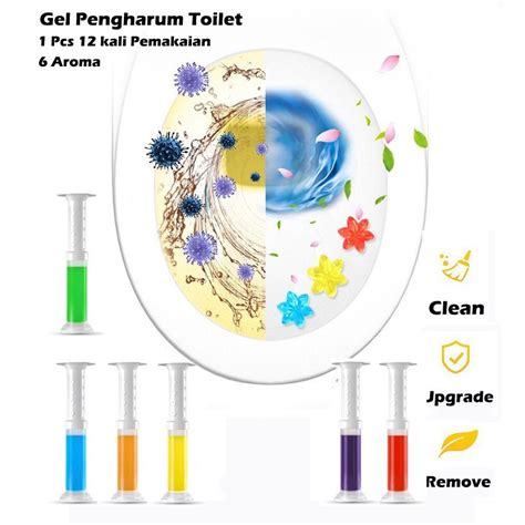 Jual Pengharum Ruangan Kloset Toilet WC Pewangi Closet Gel 12 Kali