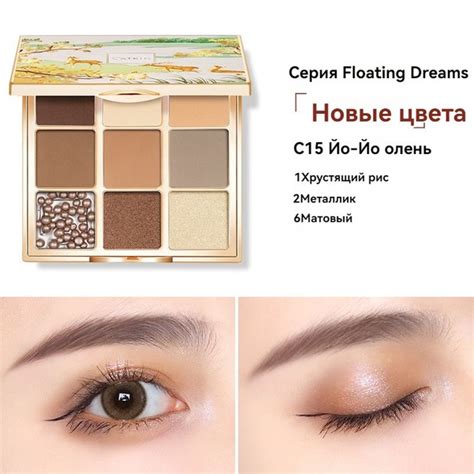 Характеристики Тени для век, карманные тени для глаз, палетка теней для ...