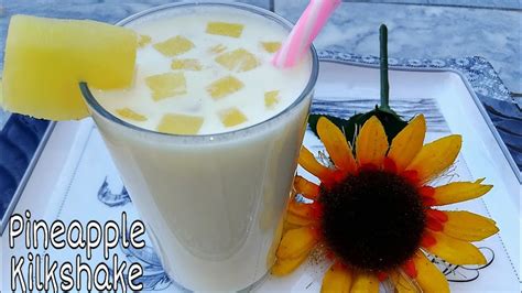 Pineapple Milkshake Recipe Pineapple Shake Milkshake Recipe Pineapple