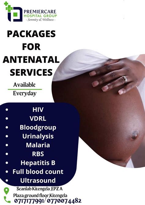 Packages For Antenatal Services Premier Care Hospital Group