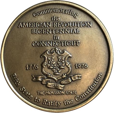 Medal - Fundamental Orders of Connecticut (American Bicentennial