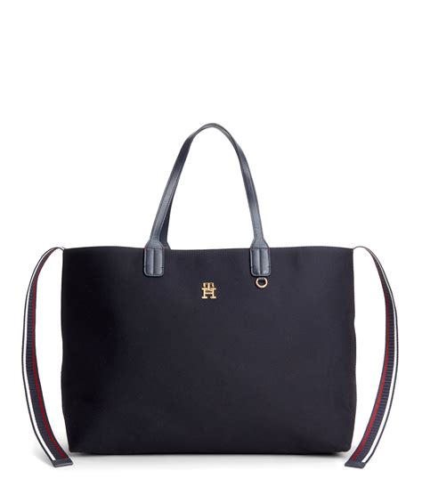 Tommy Hilfiger Bolso Tote Azul Marino Iconic Tommy Mujer El Palacio