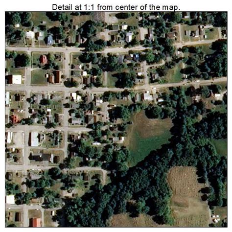 Aerial Photography Map of Winslow, IN Indiana