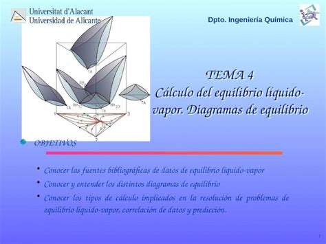 Pptx Tema C Lculo Del Equilibrio L Quido Vapor Diagramas De