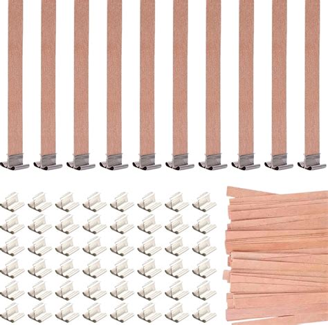 Amazon 100pcs Wooden Candle Wicks Candle Making Wicks 5 1 X 0 5