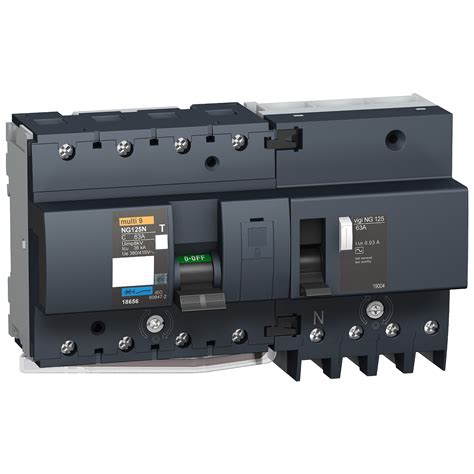 18656 - NG125 - circuit breaker - NG125N - 4P - 63A - C curve ...