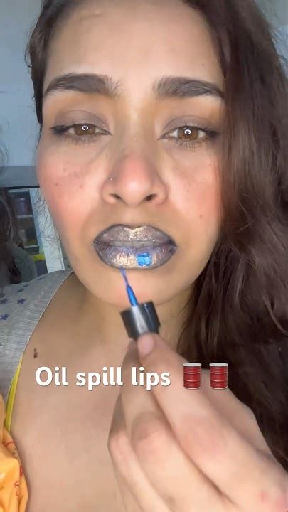 Oil Spill Lips🛢️🛢️ Artistnikkie 1000subscriber Viral Makeupaddict