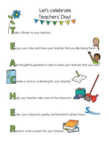 Teachers' Day Posters | TeachersDay.com